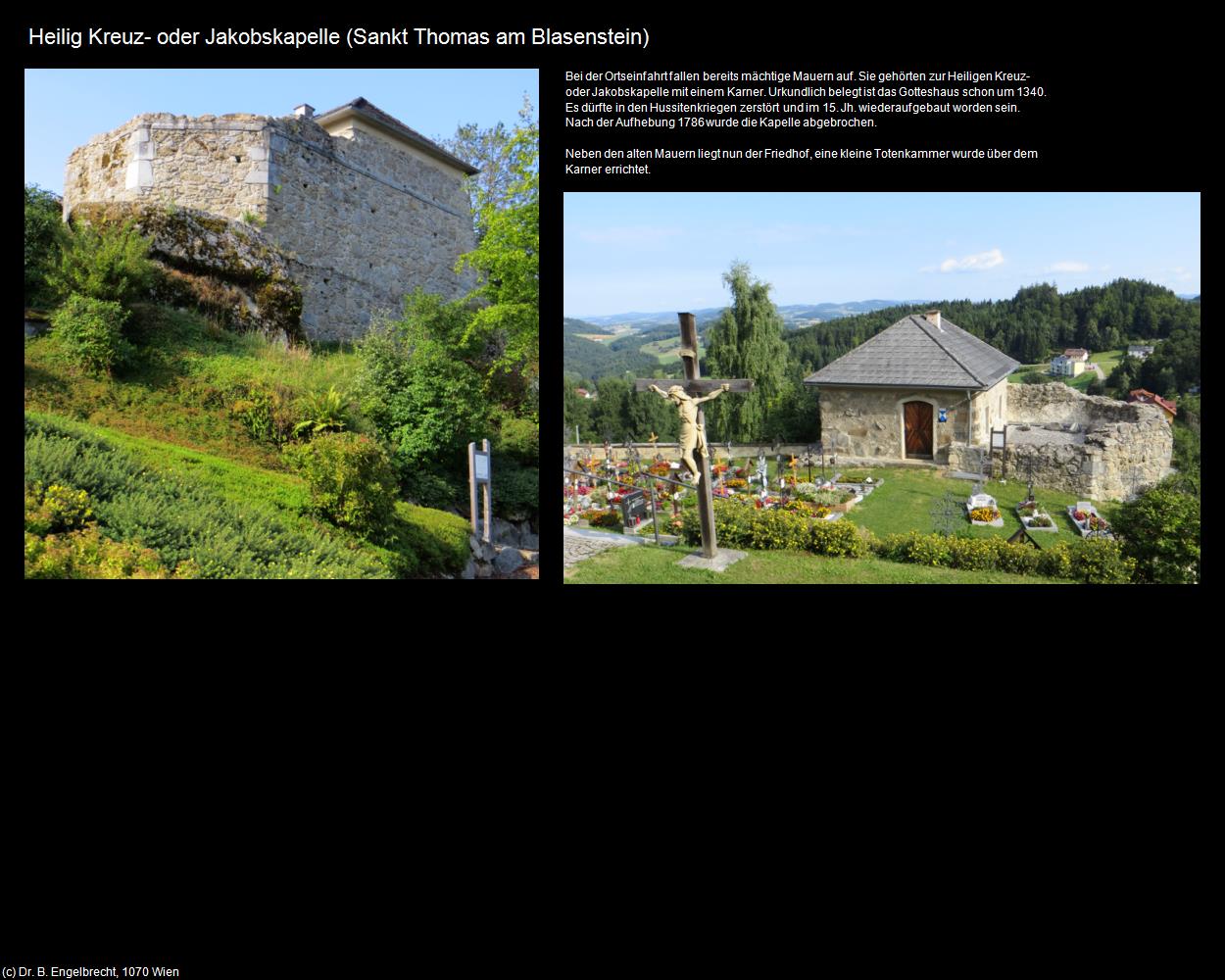 Heilig Kreuz- oder Jakobskapelle (Sankt Thomas am Blasenstein) in Kulturatlas-OBERÖSTERREICH