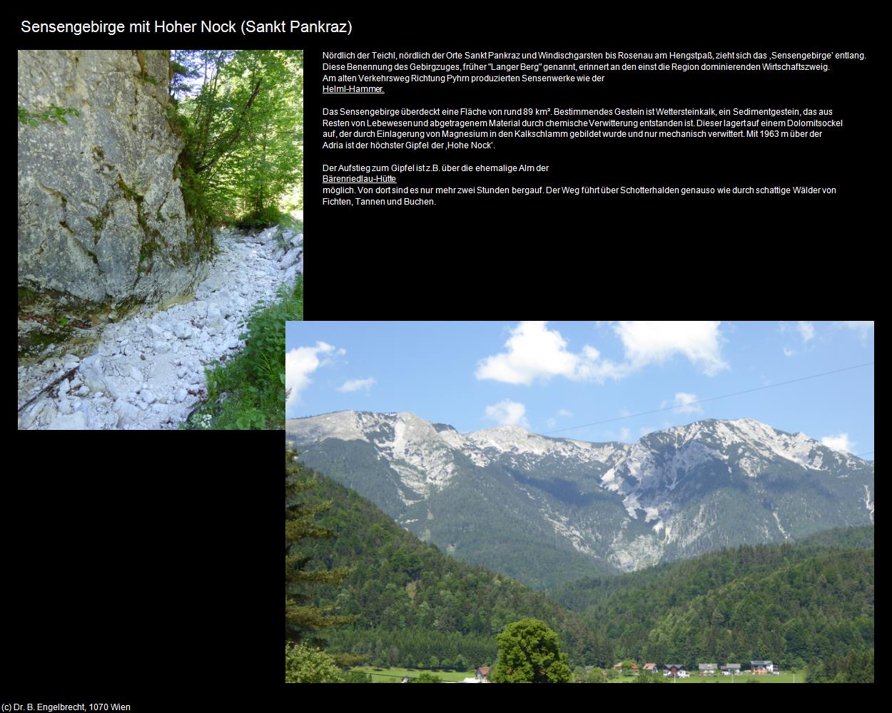 Sensengebirge mit Hoher Nock  (Sankt Pankraz) in Kulturatlas-OBERÖSTERREICH(c)B.Engelbrecht