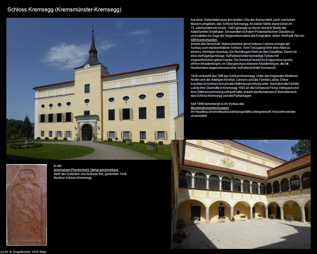 Schloss Kremsegg (Kremsegg) (Kremsmünster) in Kulturatlas-OBERÖSTERREICH(c)B.Engelbrecht