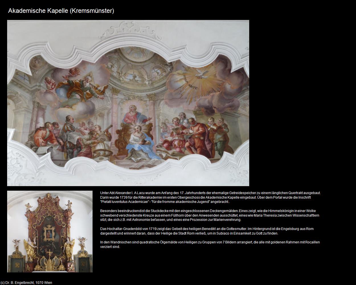 Akademische Kapelle (Kremsmünster) in Kulturatlas-OBERÖSTERREICH