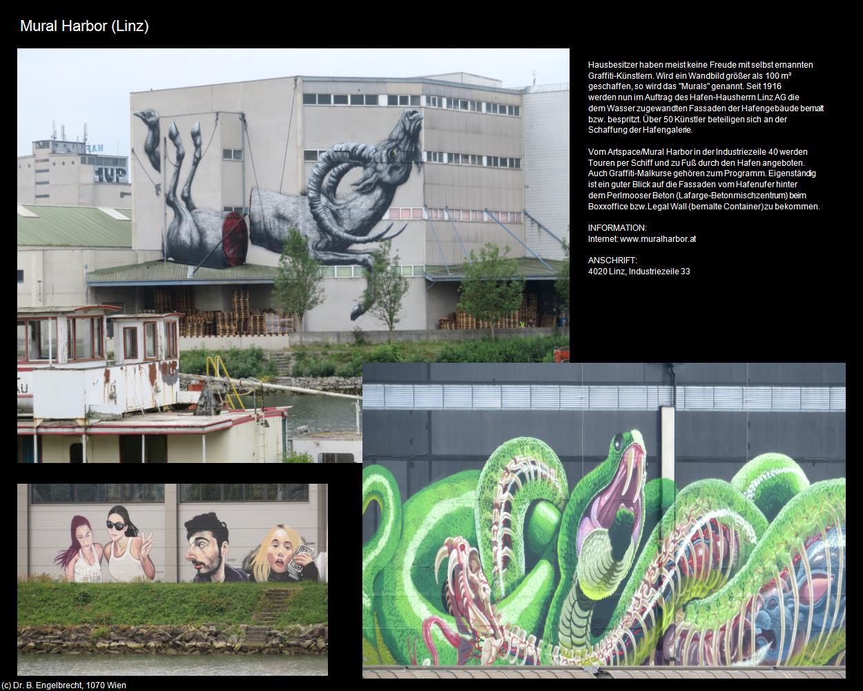 Mural Harbor (Lustenau) (Linz) in Kulturatlas-OBERÖSTERREICH