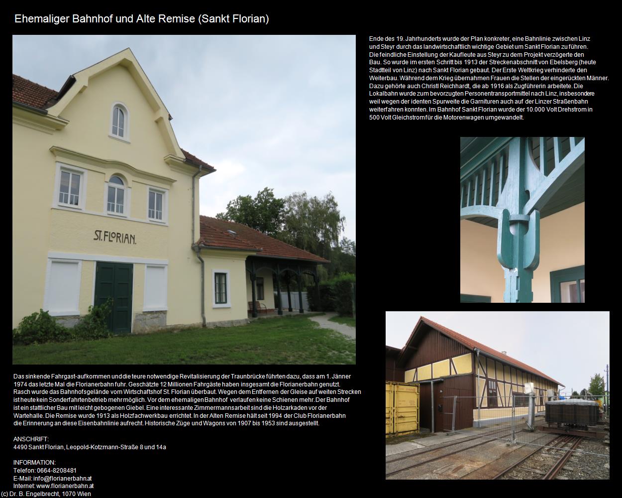 Ehem. Bahnhof und Alte Remise  (Sankt Florian) in Kulturatlas-OBERÖSTERREICH