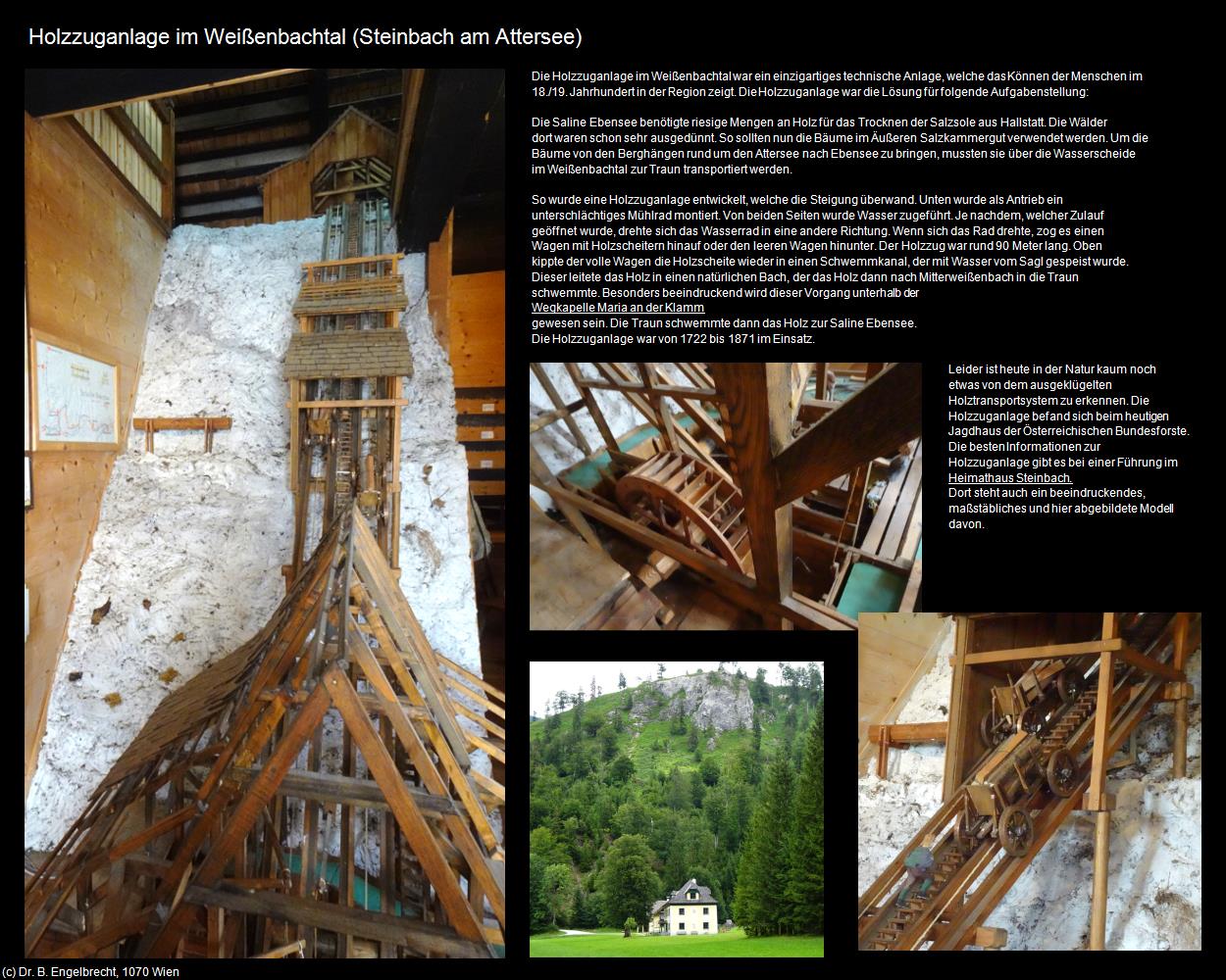 Holzzuganlage im Weißenbachtal (Steinbach am Attersee) in Kulturatlas-OBERÖSTERREICH(c)B.Engelbrecht