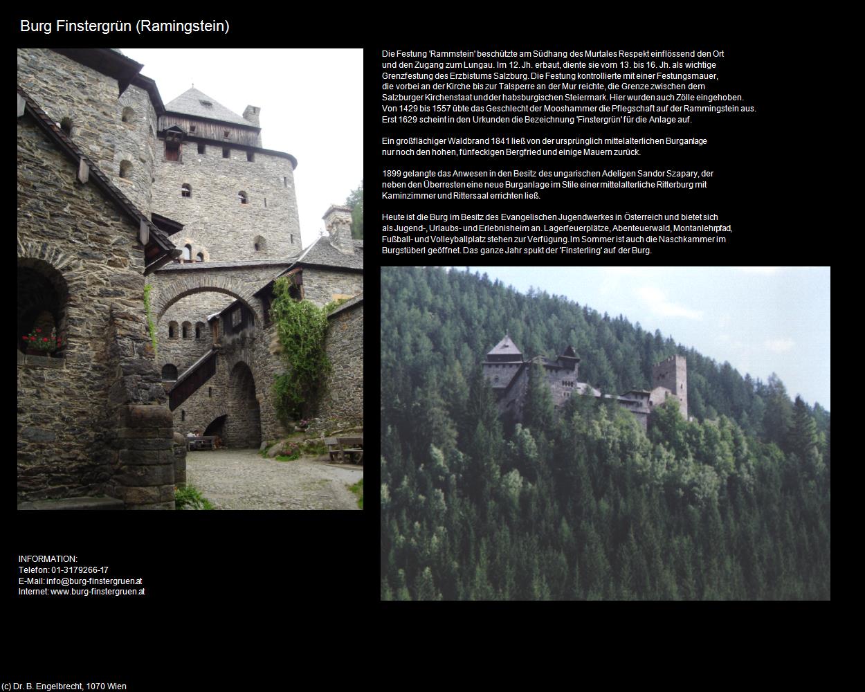 Burg Finstergrün (Ramingstein) in Kulturatlas-SALZBURG