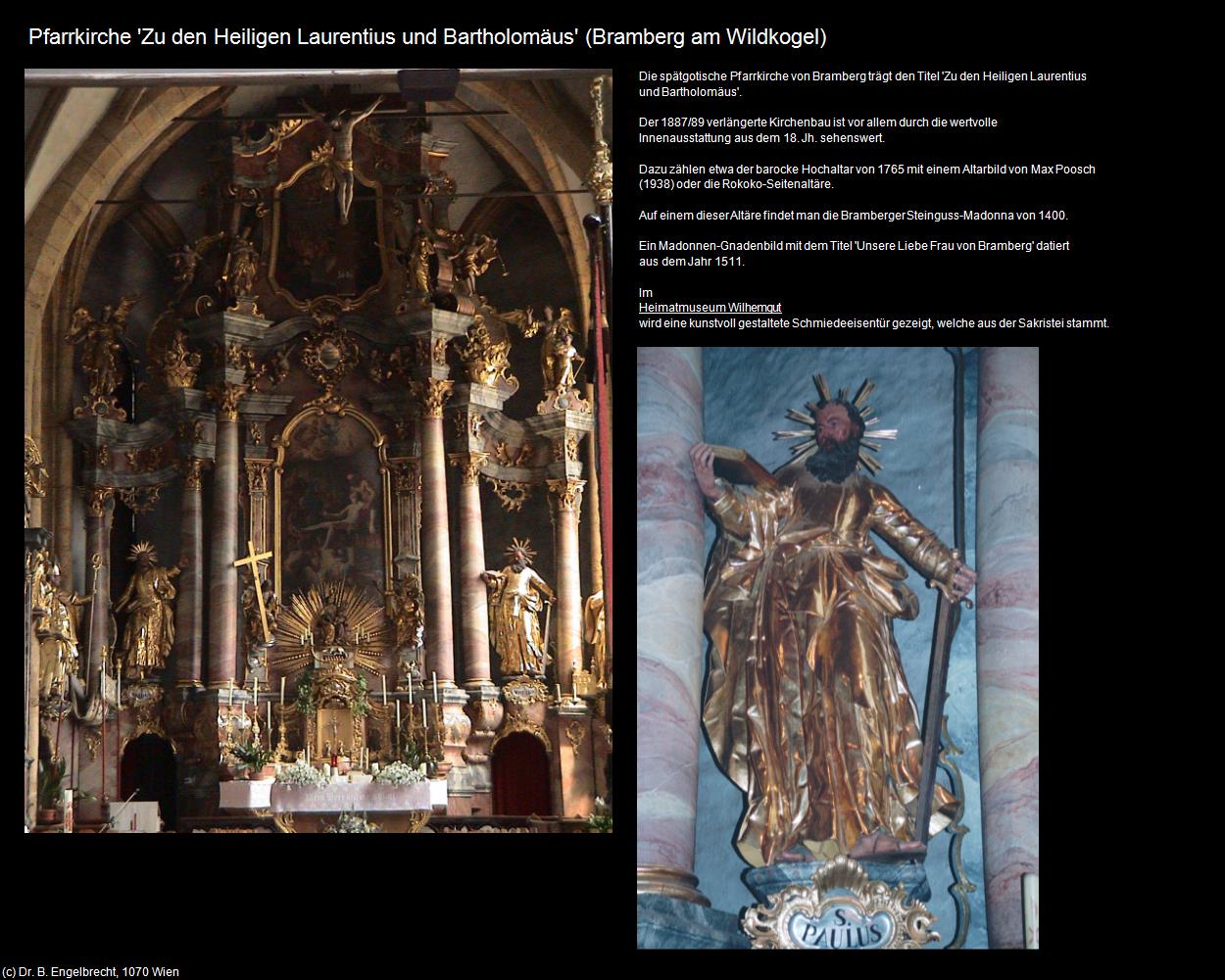 Pfk. hl. Laurentius und Bartolomäus (Bramberg am Wildkogel) in Kulturatlas-SALZBURG(c)B.Engelbrecht