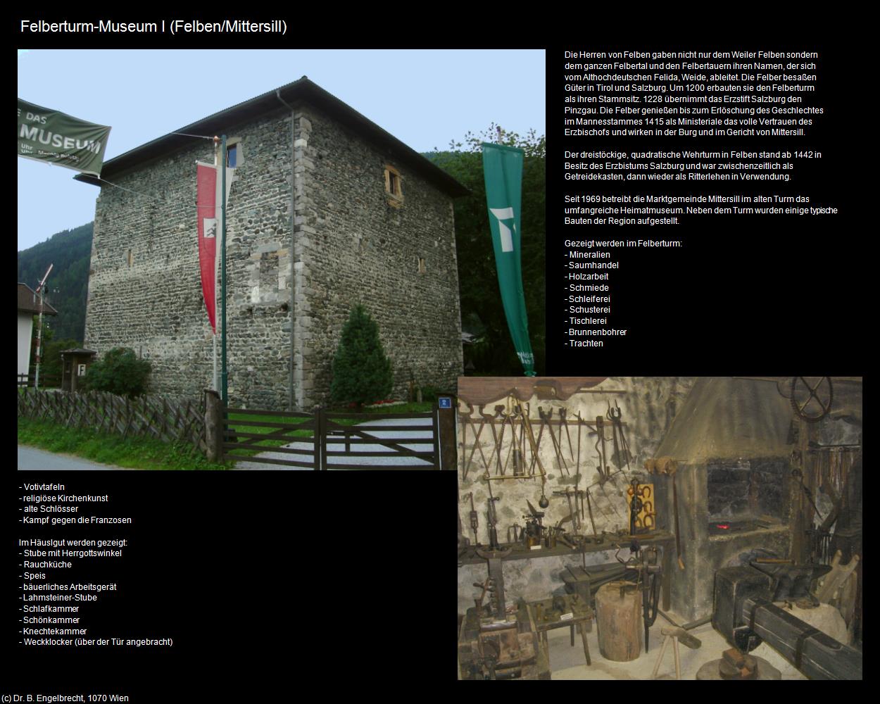 Felberturm-Museum I (Felben/Mittersill) in Kulturatlas-SALZBURG