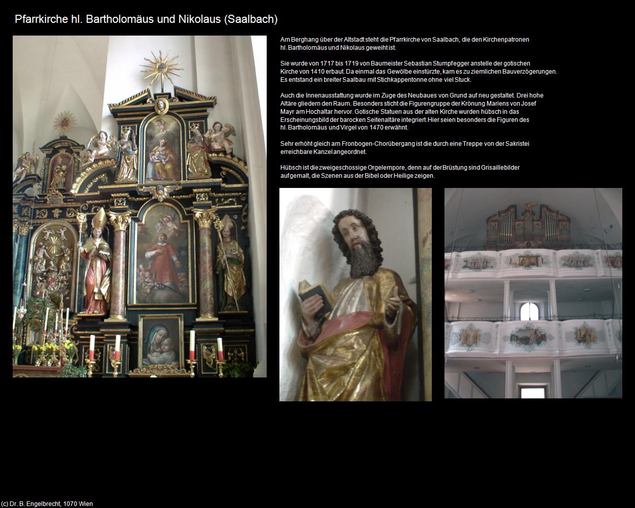 Pfk. hl. Bartholomäus und Nikolaus (Saalbach) in Kulturatlas-SALZBURG