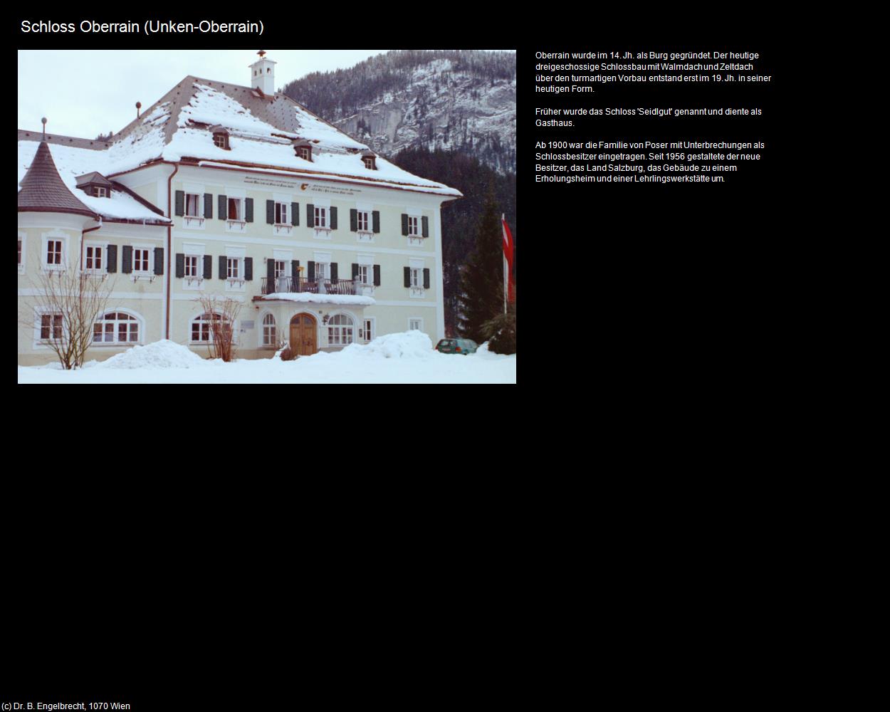 Schloss Oberrain (Unken) in Kulturatlas-SALZBURG