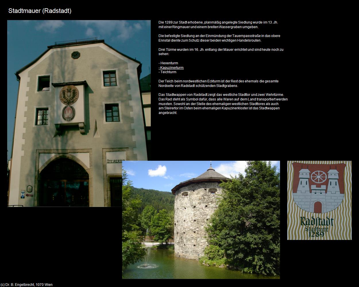 Stadtmauer (Radstadt) in Kulturatlas-SALZBURG(c)B.Engelbrecht