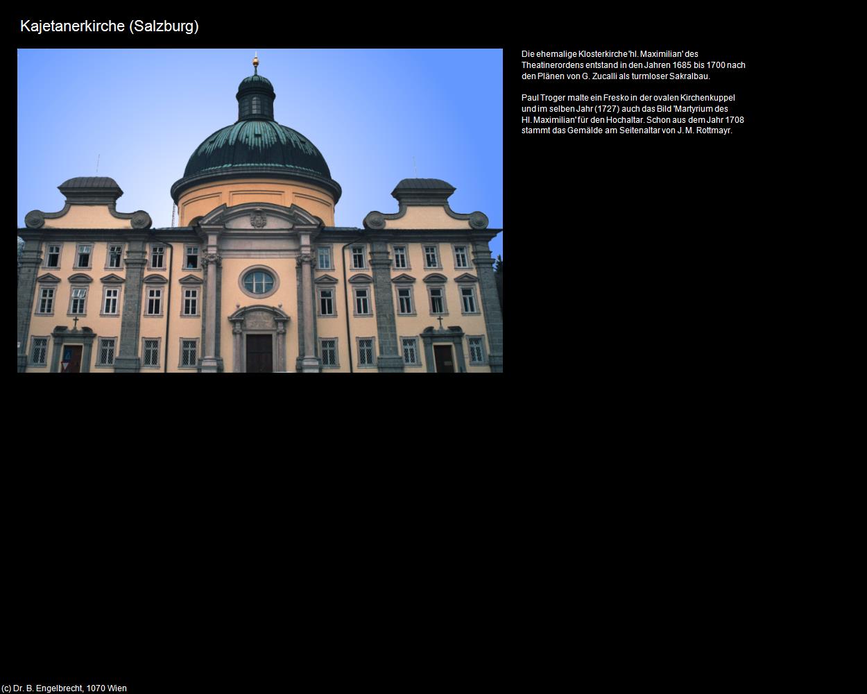 Kajetanerkirche (Altstadt) (Salzburg-Landeshauptstadt) in Kulturatlas-SALZBURG