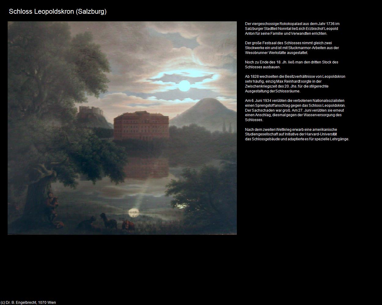 Schloss Leopoldskron (Leopoldskroner Moos) (Salzburg-Landeshauptstadt) in Kulturatlas-SALZBURG