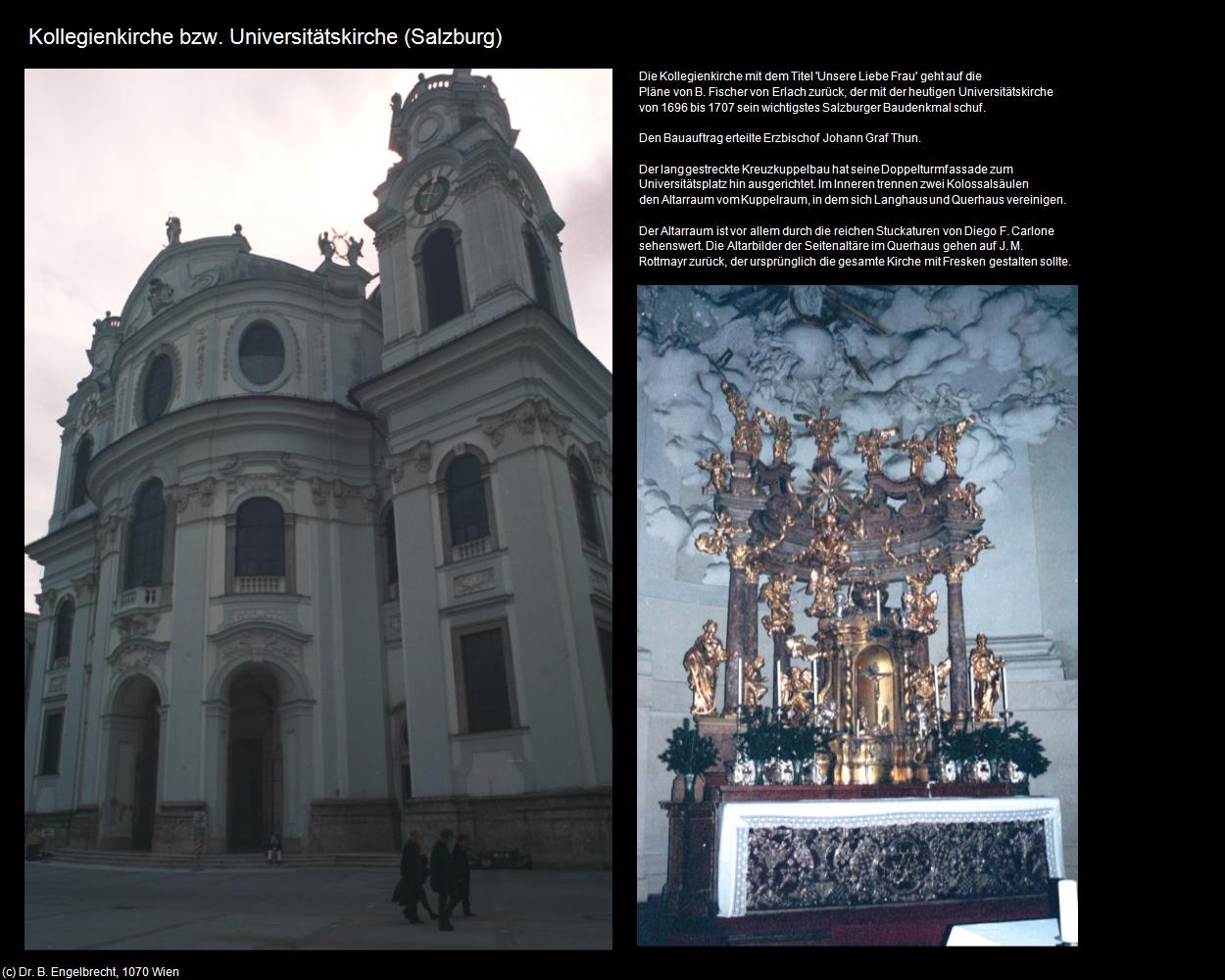 Kollegienkirche (Altstadt) (Salzburg-Landeshauptstadt) in Kulturatlas-SALZBURG