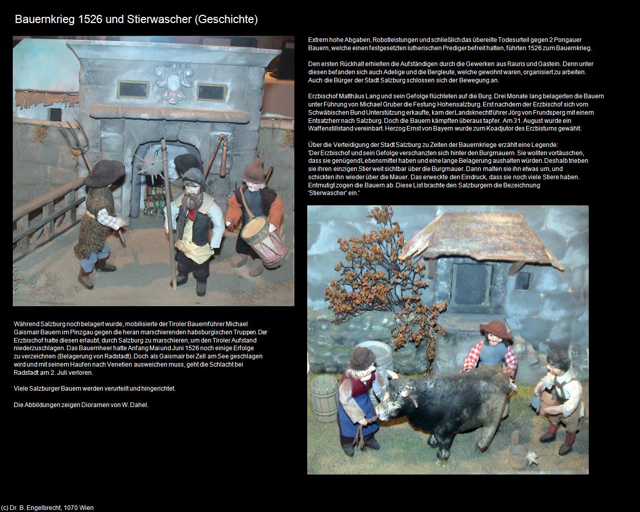 Bauernkrieg 1526 und die Stierwascher (Salzburg-Landeshauptstadt) in Kulturatlas-SALZBURG
