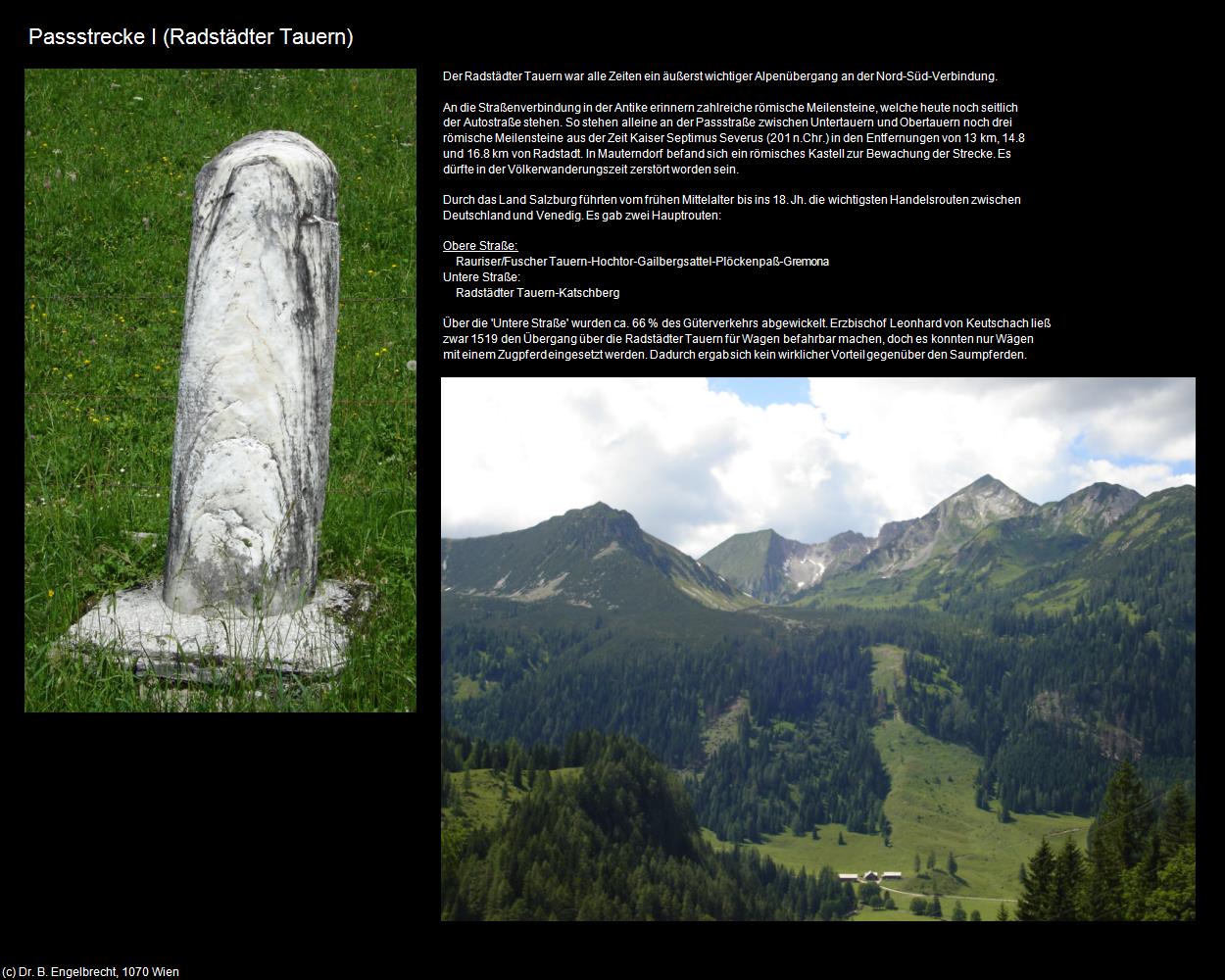 Passstrecke I (Radstädter Tauern) in Kulturatlas-SALZBURG(c)B.Engelbrecht