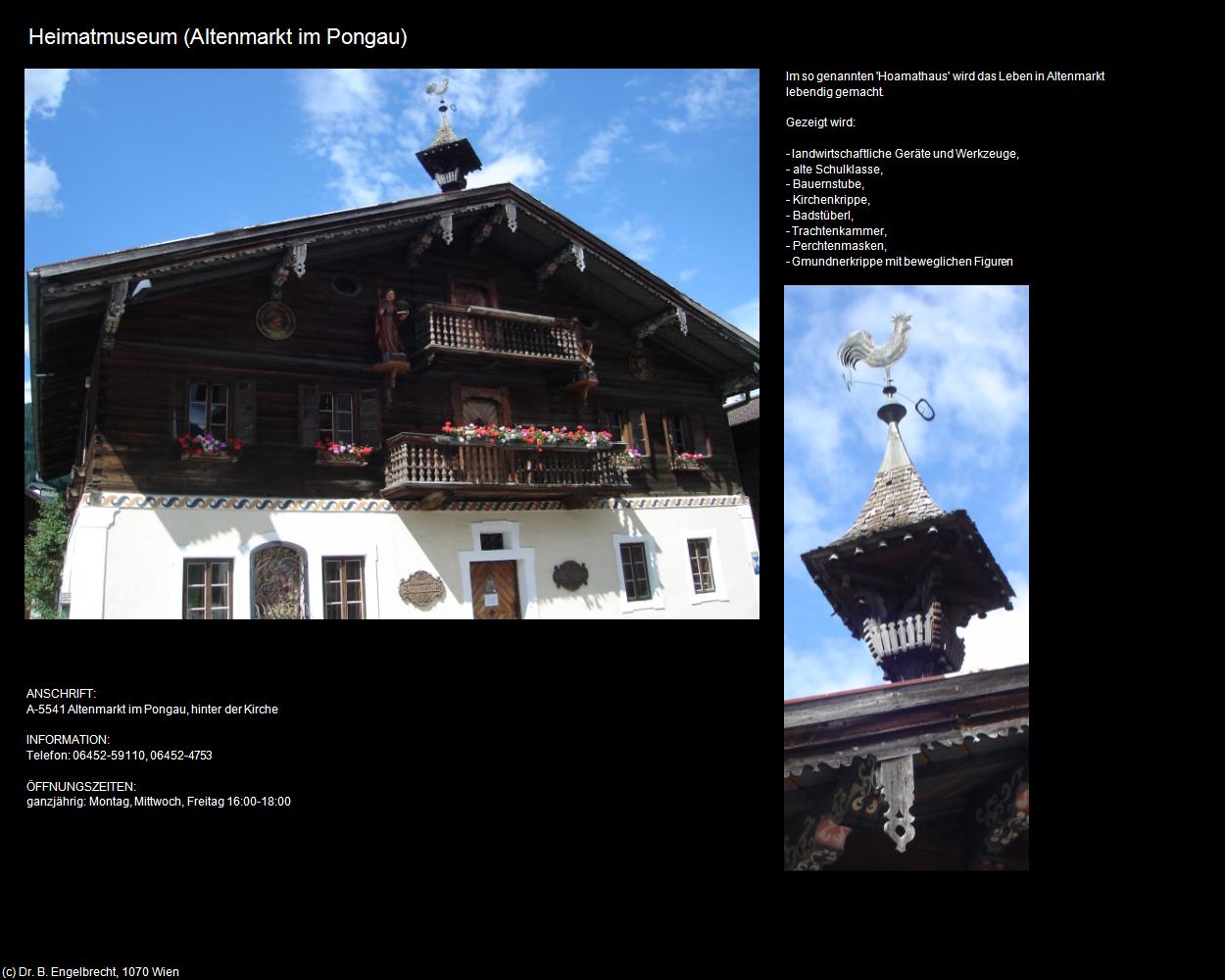 Heimatmuseum (Altenmarkt im Pongau) in Kulturatlas-SALZBURG