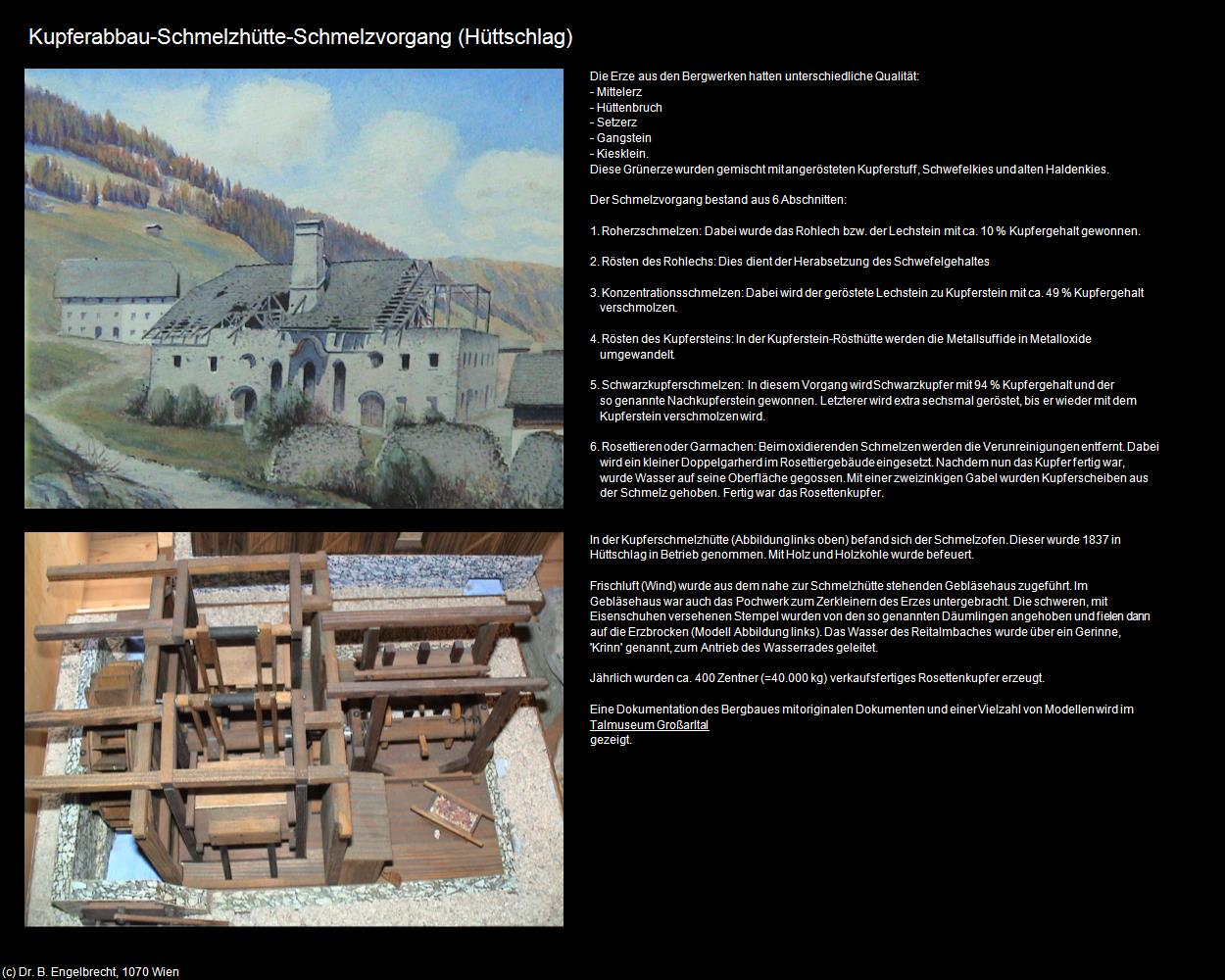 Kupferabbau - Schmelzvorgang (Hüttschlag) in Kulturatlas-SALZBURG(c)B.Engelbrecht
