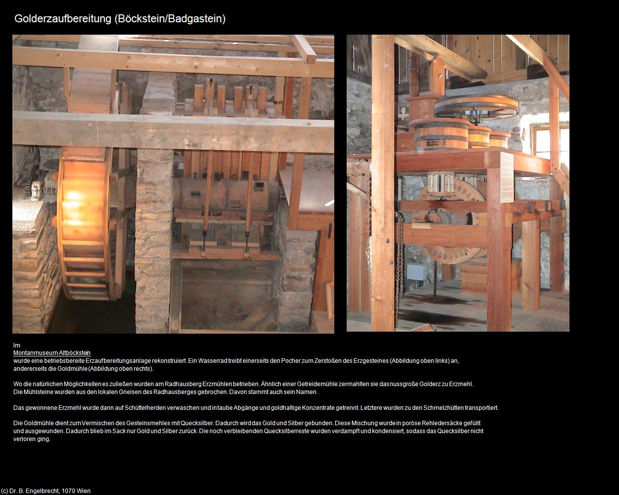 Golderzaufbereitung (Böckstein/Badgastein) in Kulturatlas-SALZBURG(c)B.Engelbrecht