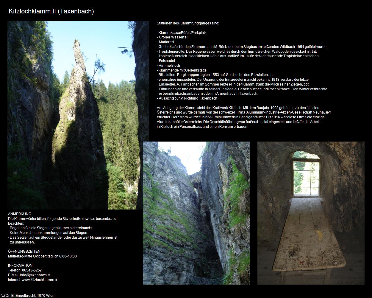 Kitzlochklamm II (Taxenbach) in Kulturatlas-SALZBURG