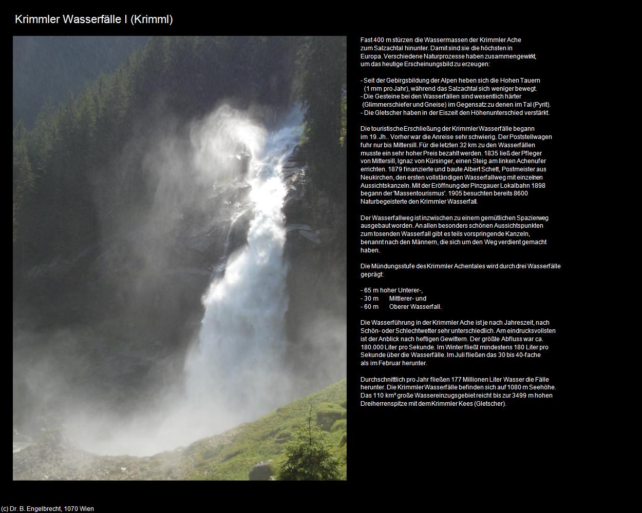 Krimmler Wasserfälle I (Krimml) in Kulturatlas-SALZBURG