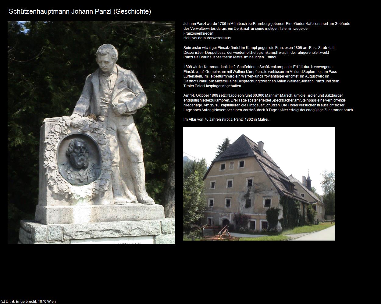 Schützenhaupmann J. Panzl (Mühlbach/Bramberg am Wildkogel) in Kulturatlas-SALZBURG(c)B.Engelbrecht