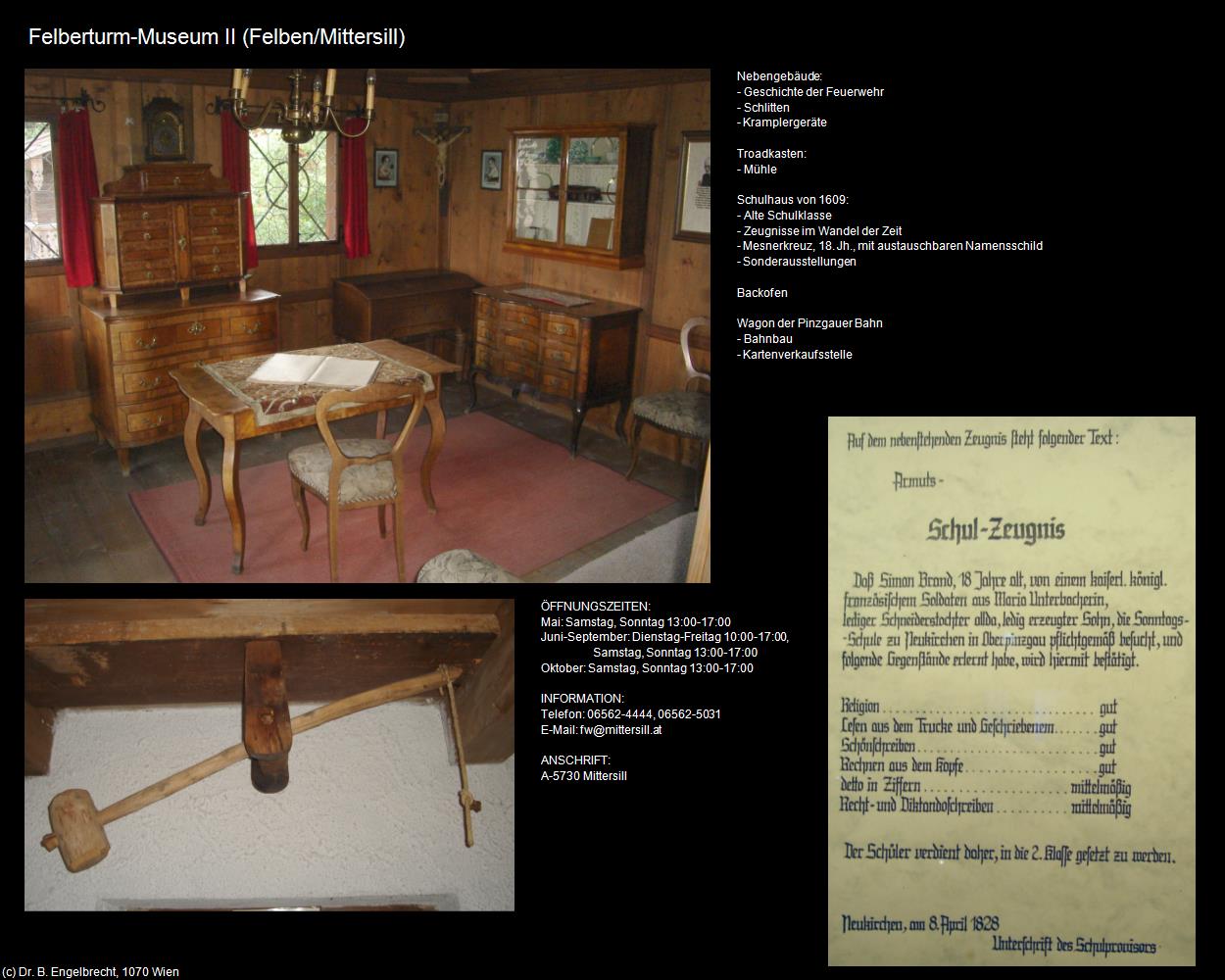 Felberturm-Museum II (Felben/Mittersill) in Kulturatlas-SALZBURG