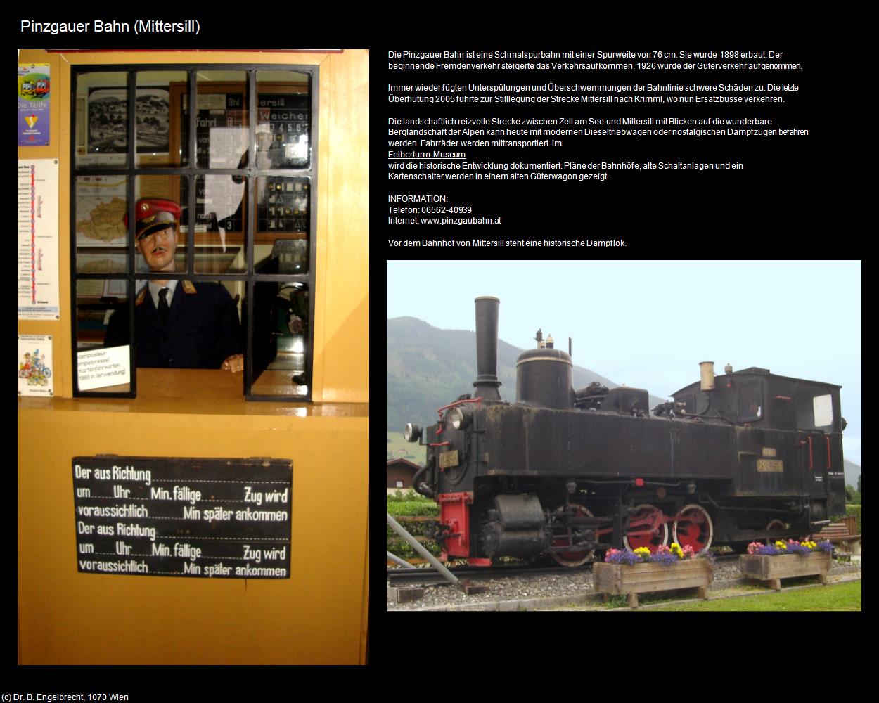 Pinzgauer Bahn (Mittersill) in Kulturatlas-SALZBURG(c)B.Engelbrecht