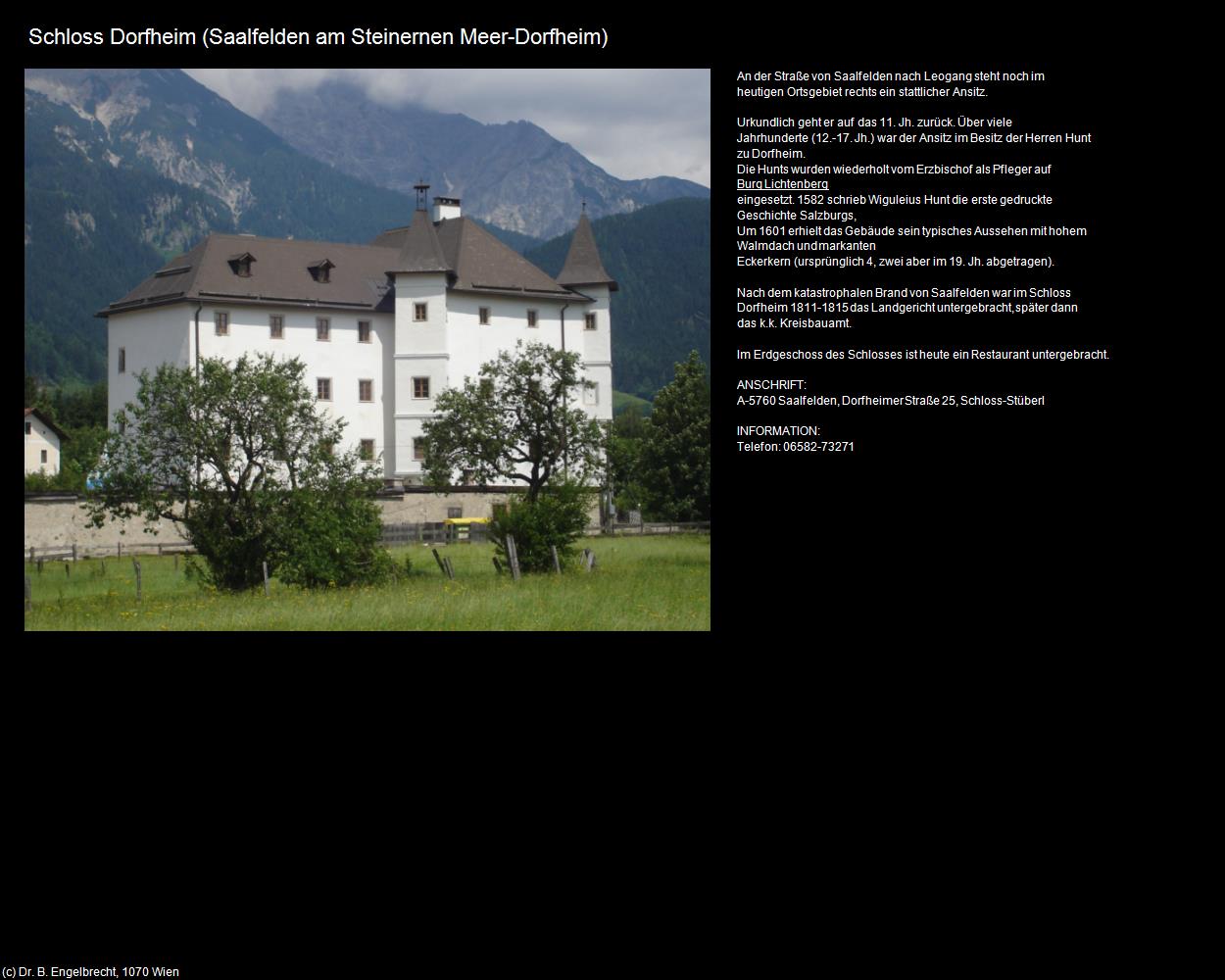 Ansitz Dorfheim (Saalfelden am Steinernen Meer) in Kulturatlas-SALZBURG(c)B.Engelbrecht