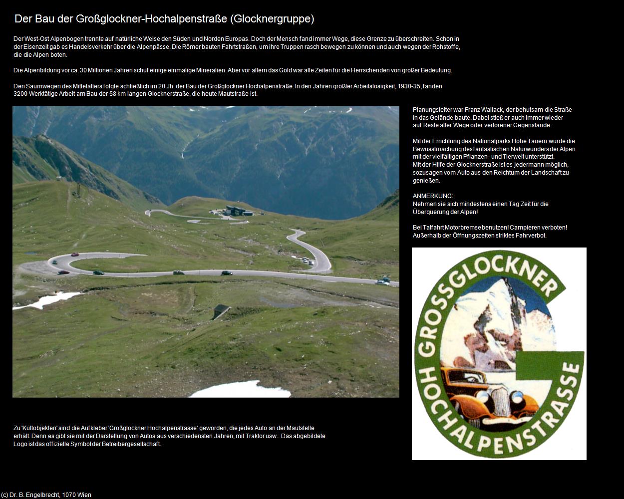 Großglockner Hochalpenstraße (Glocknergruppe) in Kulturatlas-SALZBURG