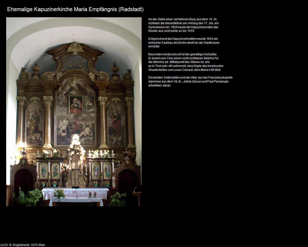 Ehem. Kapuzinerkirche (Radstadt) in Kulturatlas-SALZBURG