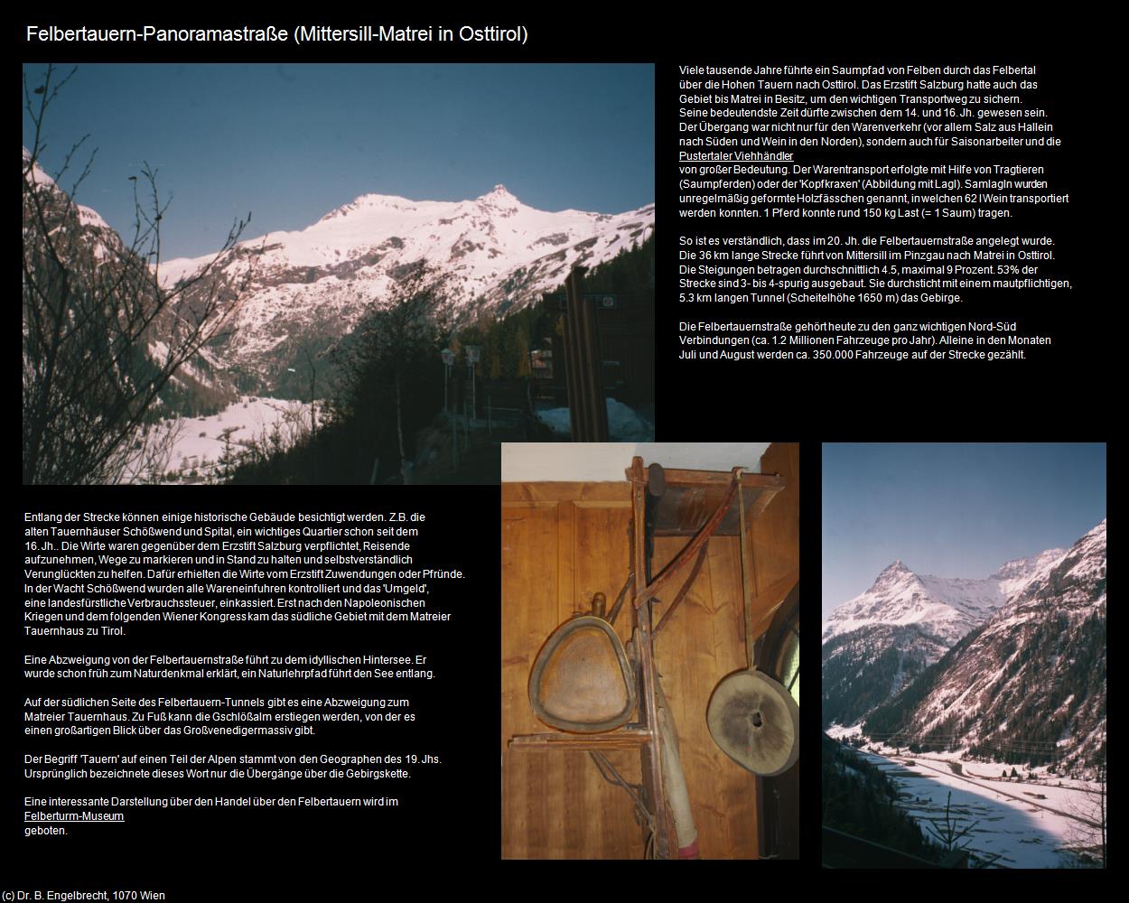 Felbertauern-Panoramastraße (Mittersill) in Kulturatlas-SALZBURG(c)B.Engelbrecht