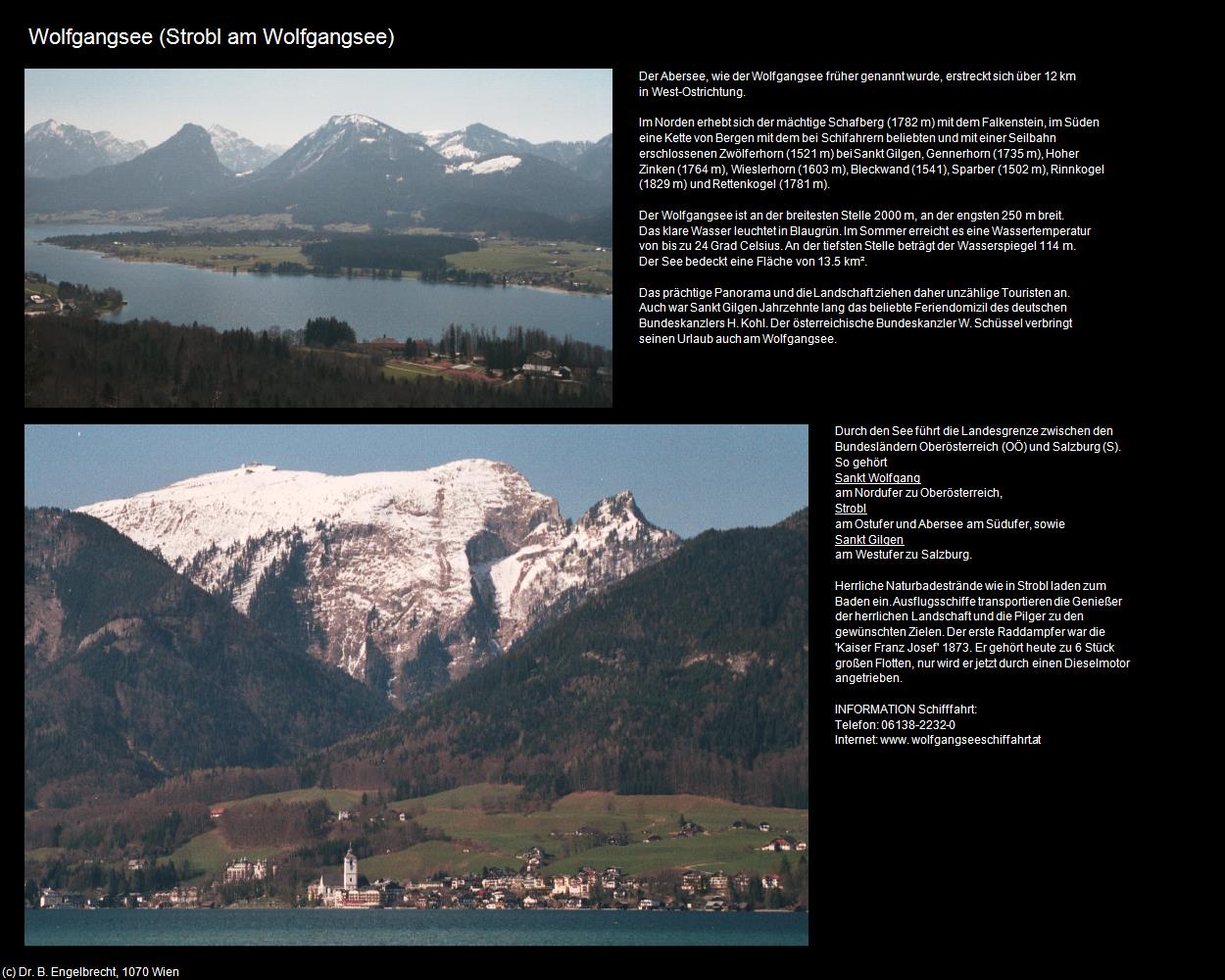 Wolfgangsee (Strobl am Wolfgangsee) in Kulturatlas-SALZBURG(c)B.Engelbrecht