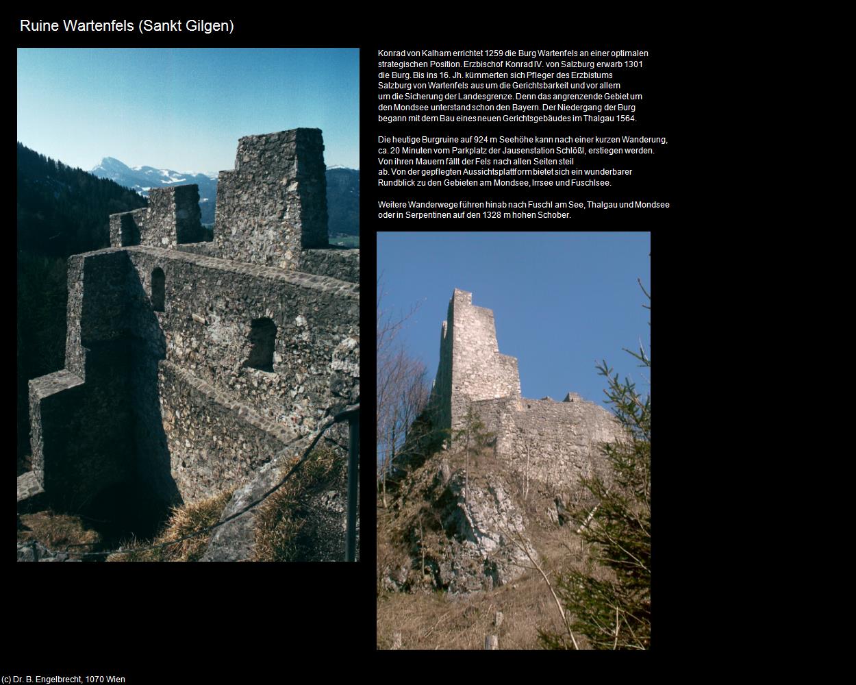 Ruine Wartenfels  (Thalgau) in Kulturatlas-SALZBURG