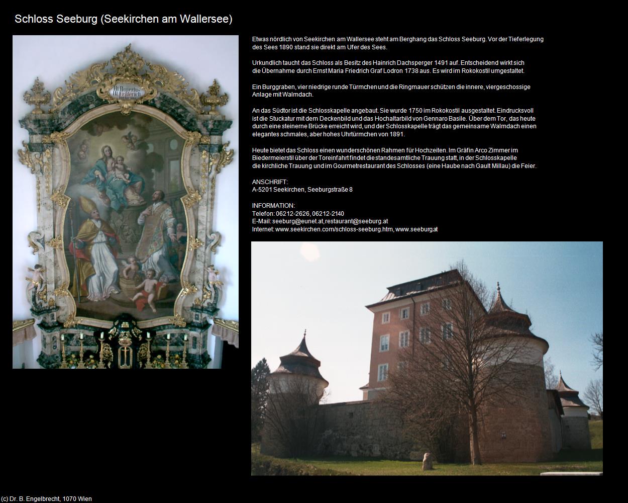 Schloss Seeburg (Seekirchen am Wallersee) in Kulturatlas-SALZBURG