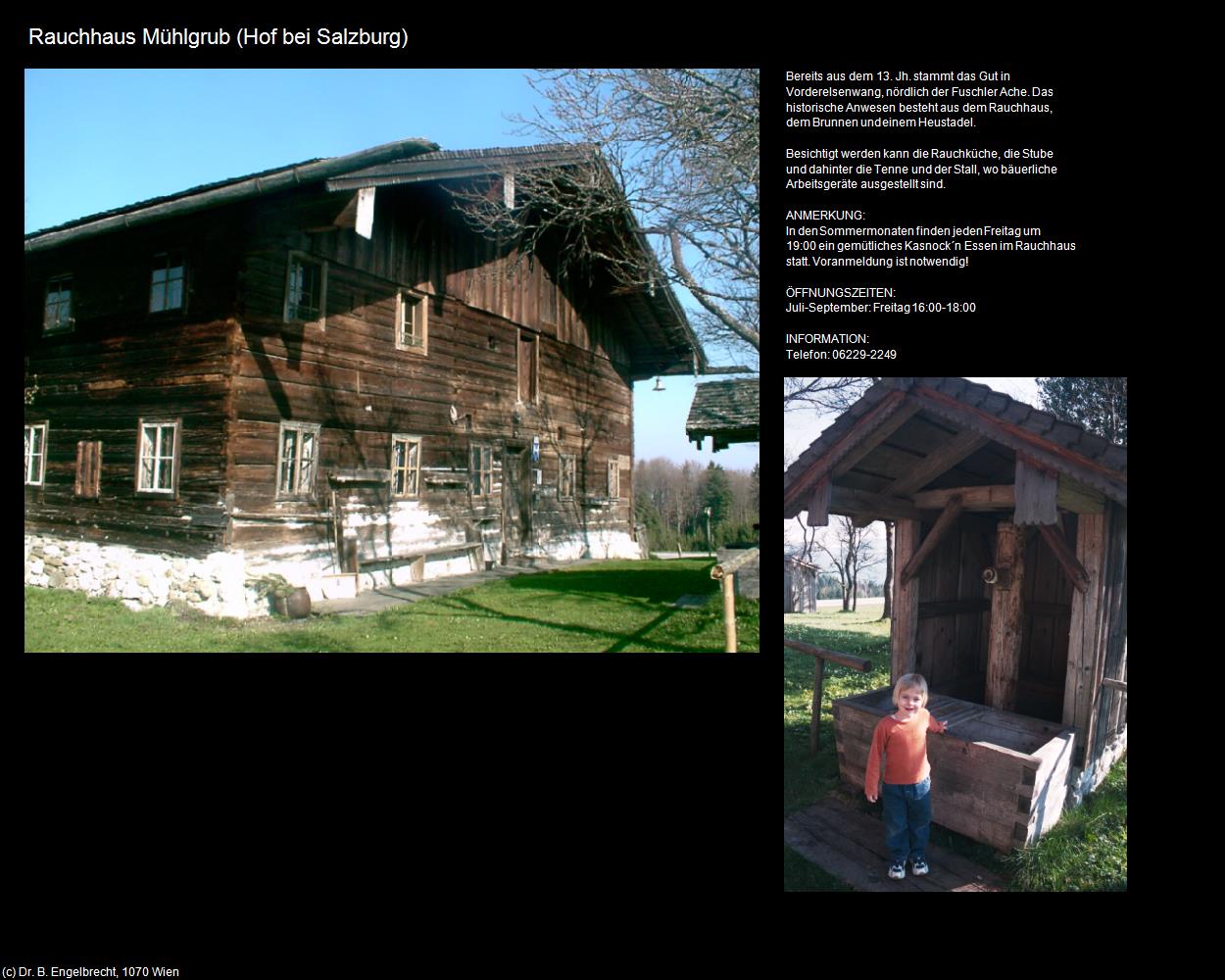 Rauchhaus Mühlgrub (Hof bei Salzburg) in Kulturatlas-SALZBURG