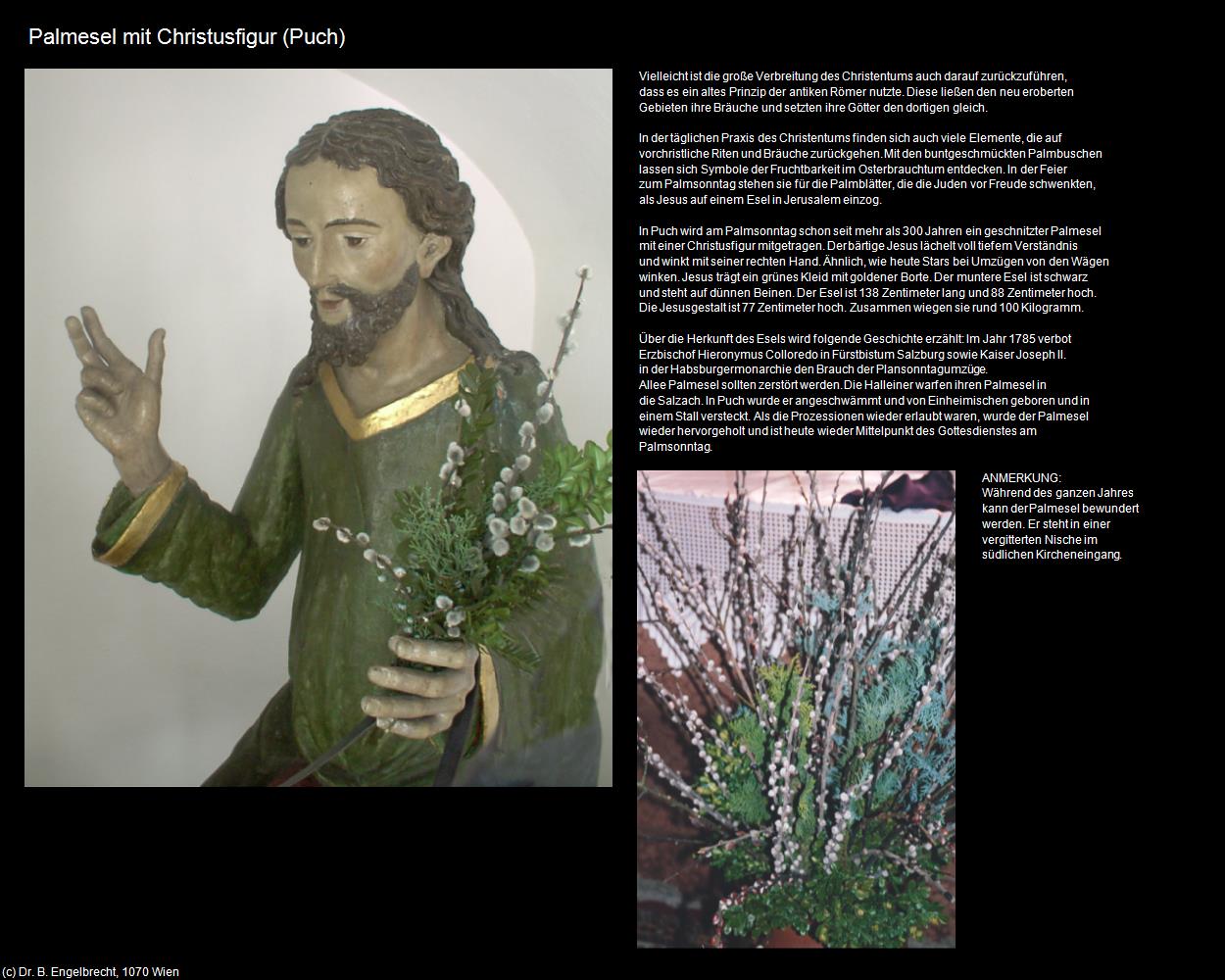 Palmesel mit Christusfigur (Puch) in Kulturatlas-SALZBURG