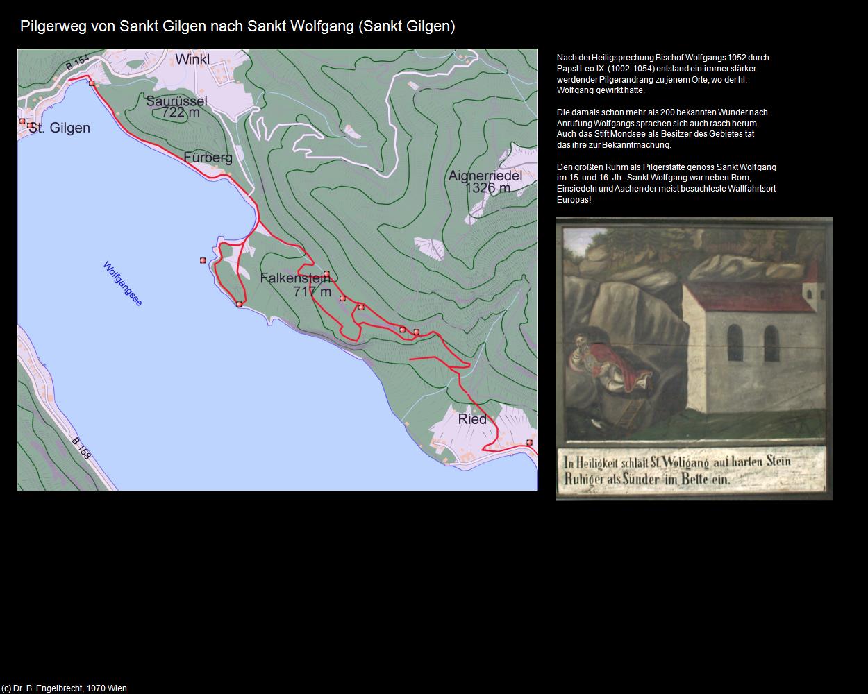 Pilgerweg nach Sankt Wolfgang (Sankt Gilgen) in Kulturatlas-SALZBURG(c)B.Engelbrecht