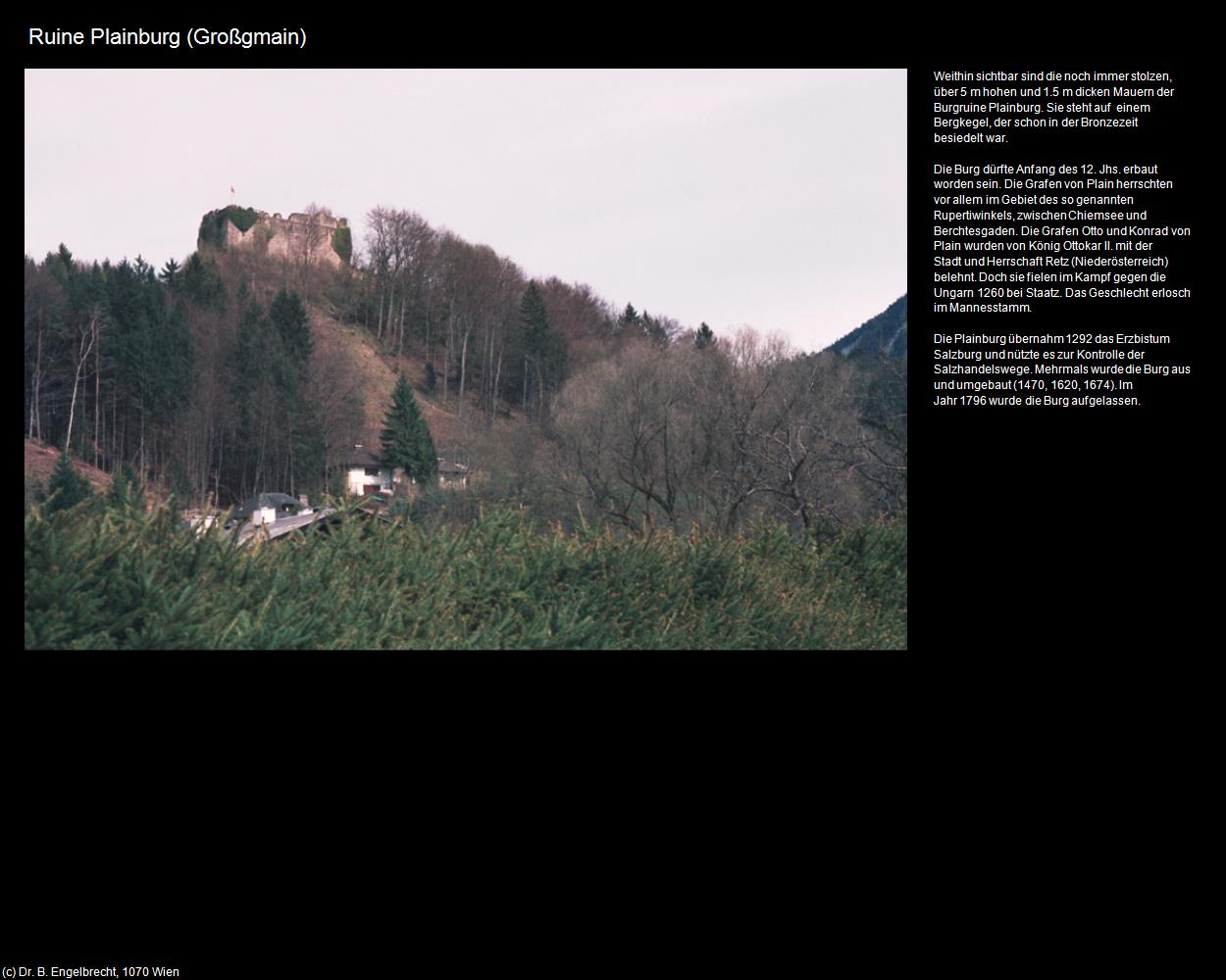 Ruine Plainburg  (Großgmain) in Kulturatlas-SALZBURG