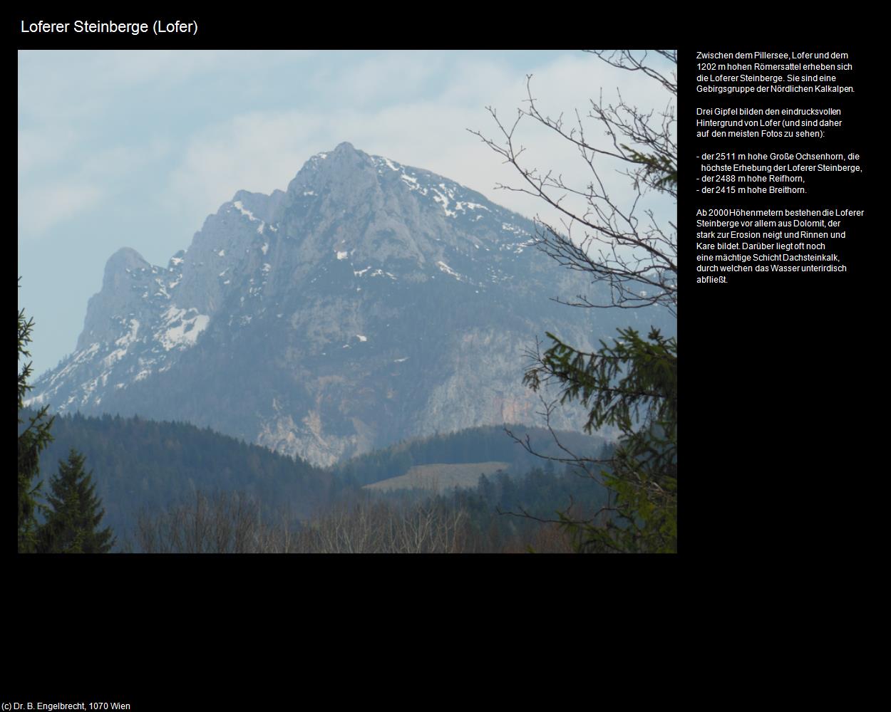 Loferer Steinberge (Lofer) in Kulturatlas-SALZBURG