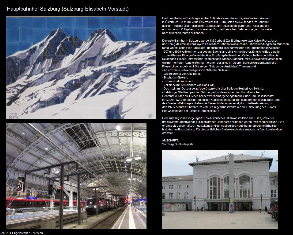 Hauptbahnhof Salzburg (Elisabeth-Vorstadt) (Salzburg-Landeshauptstadt) in Kulturatlas-SALZBURG