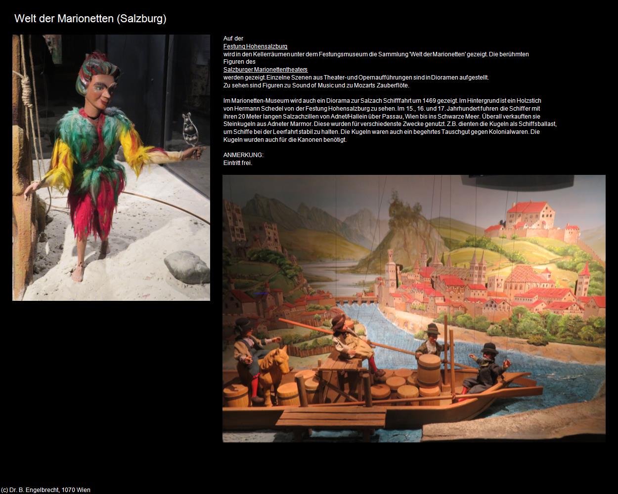 Welt der Marionetten (Altstadt) (Salzburg-Landeshauptstadt) in Kulturatlas-SALZBURG(c)B.Engelbrecht