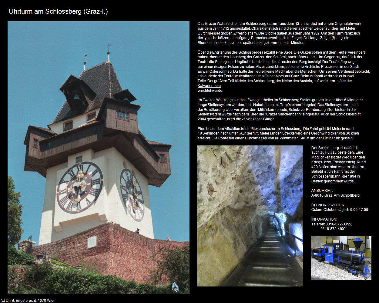 Uhrturm am Schlossberg (I.) (Graz) in Kulturatlas-STEIERMARK(c)B.Engelbrecht