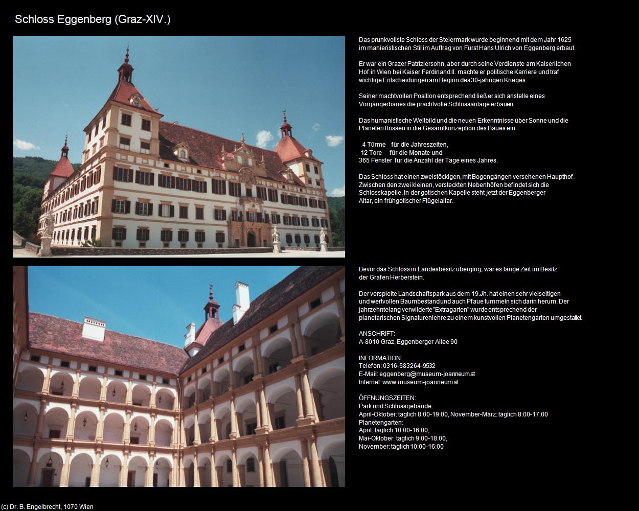 Schloss Eggenberg (XIV.) (Graz) in Kulturatlas-STEIERMARK