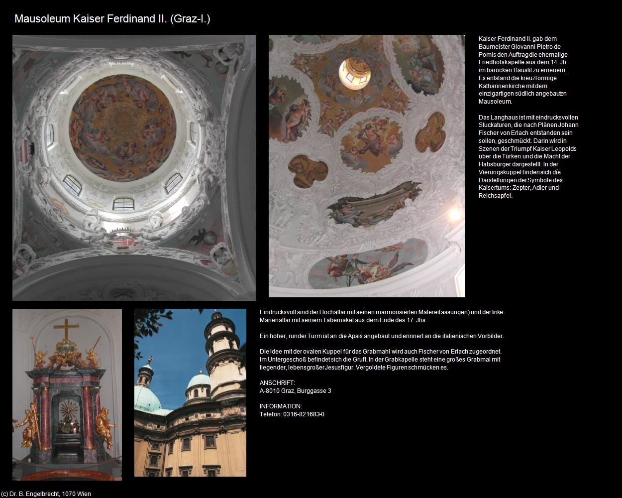 Mausoleum Kaiser Ferdinand II. (I.) (Graz) in Kulturatlas-STEIERMARK
