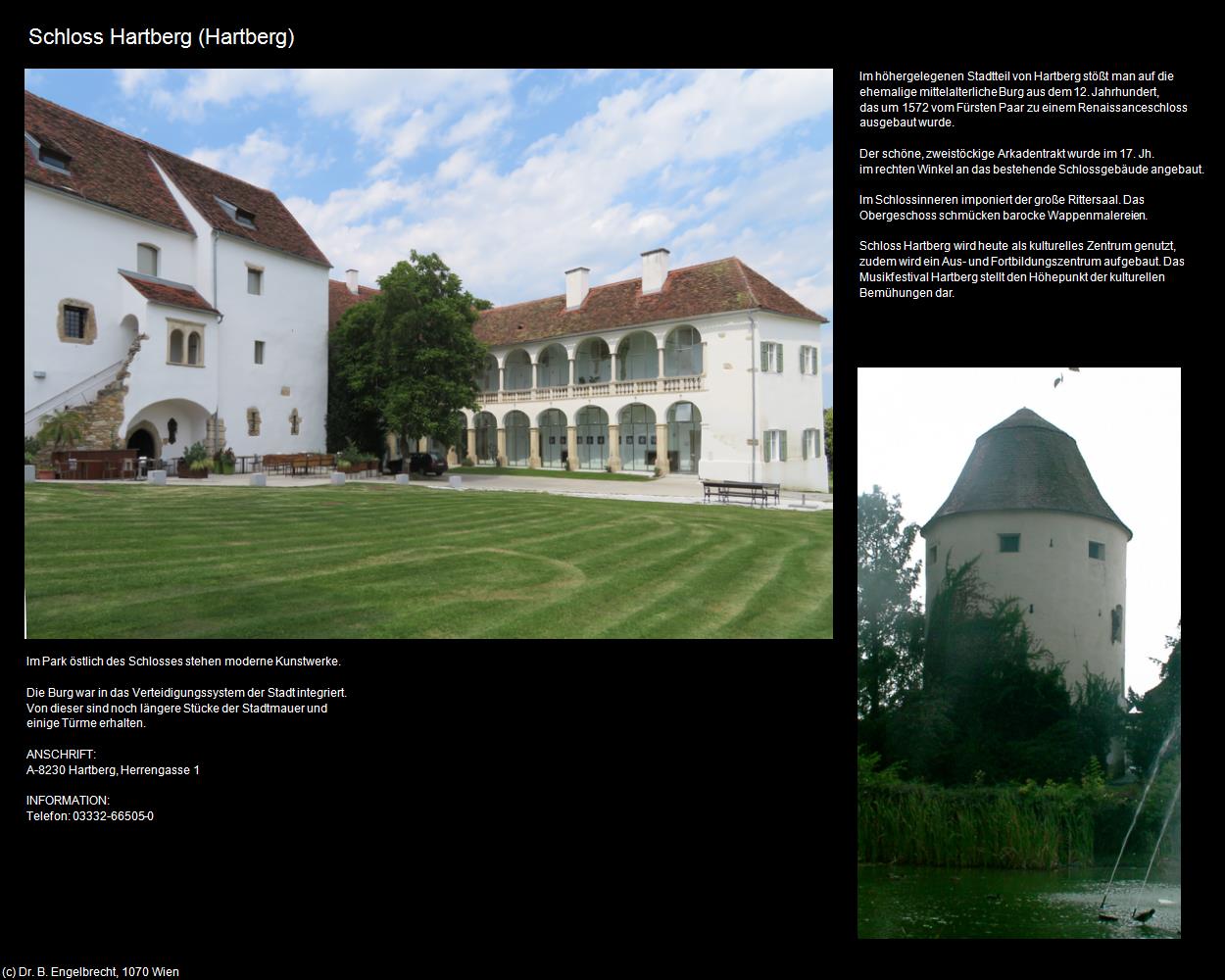 Schloss Hartberg (Hartberg) in Kulturatlas-STEIERMARK