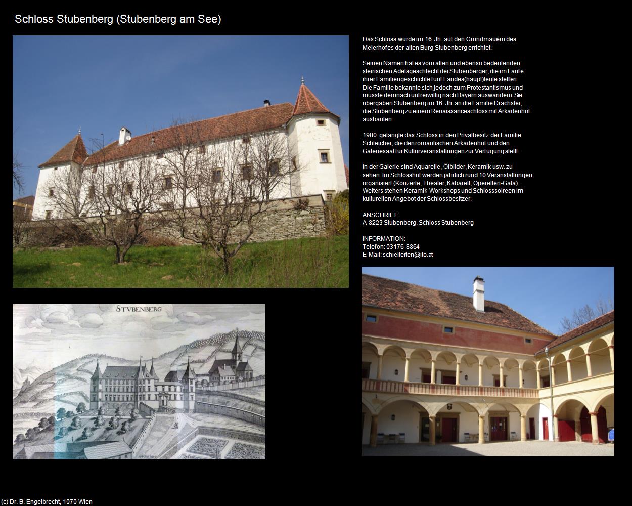 Schloss Stubenberg (Stubenberg am See) in Kulturatlas-STEIERMARK