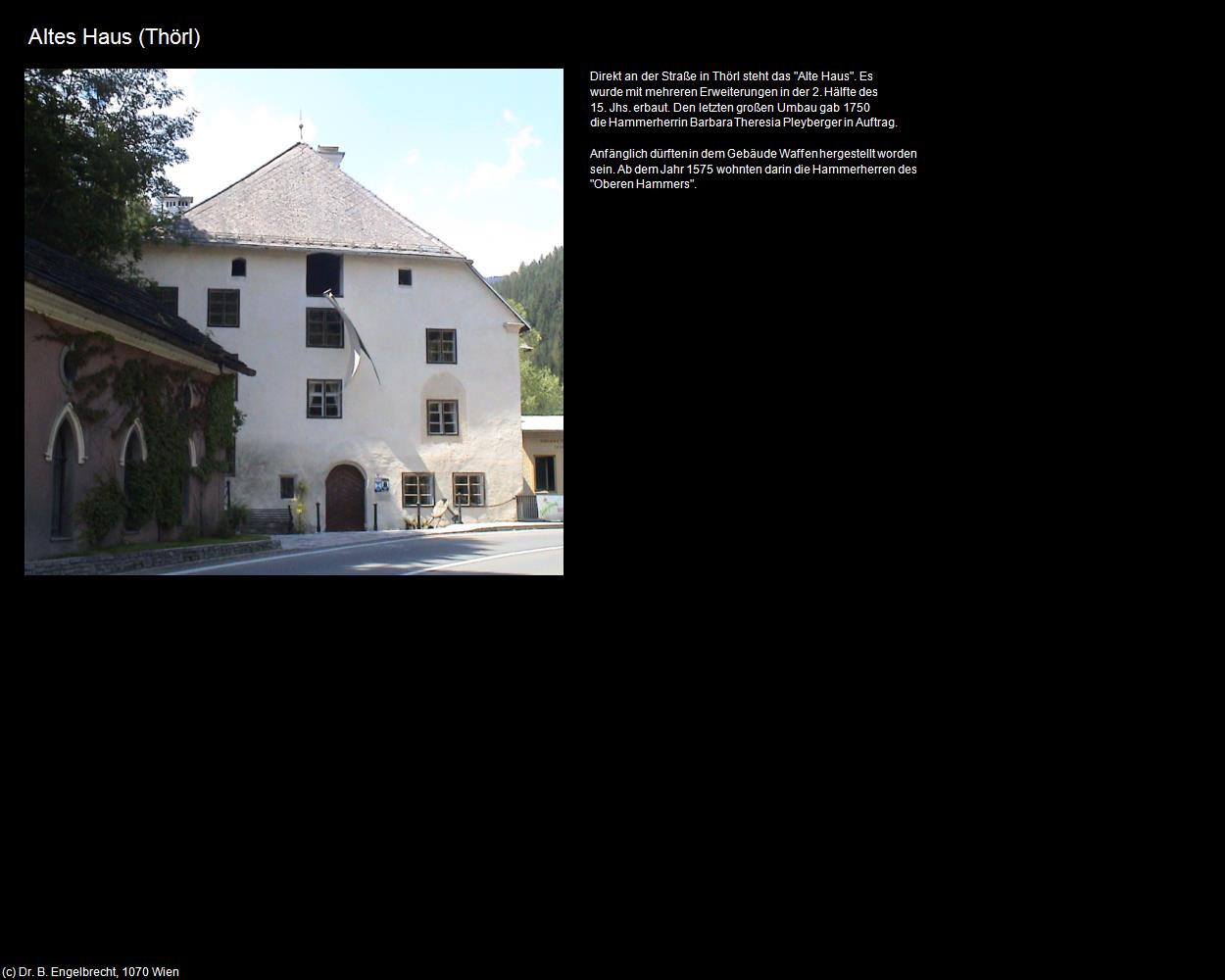 Altes Haus (Thörl) in Kulturatlas-STEIERMARK