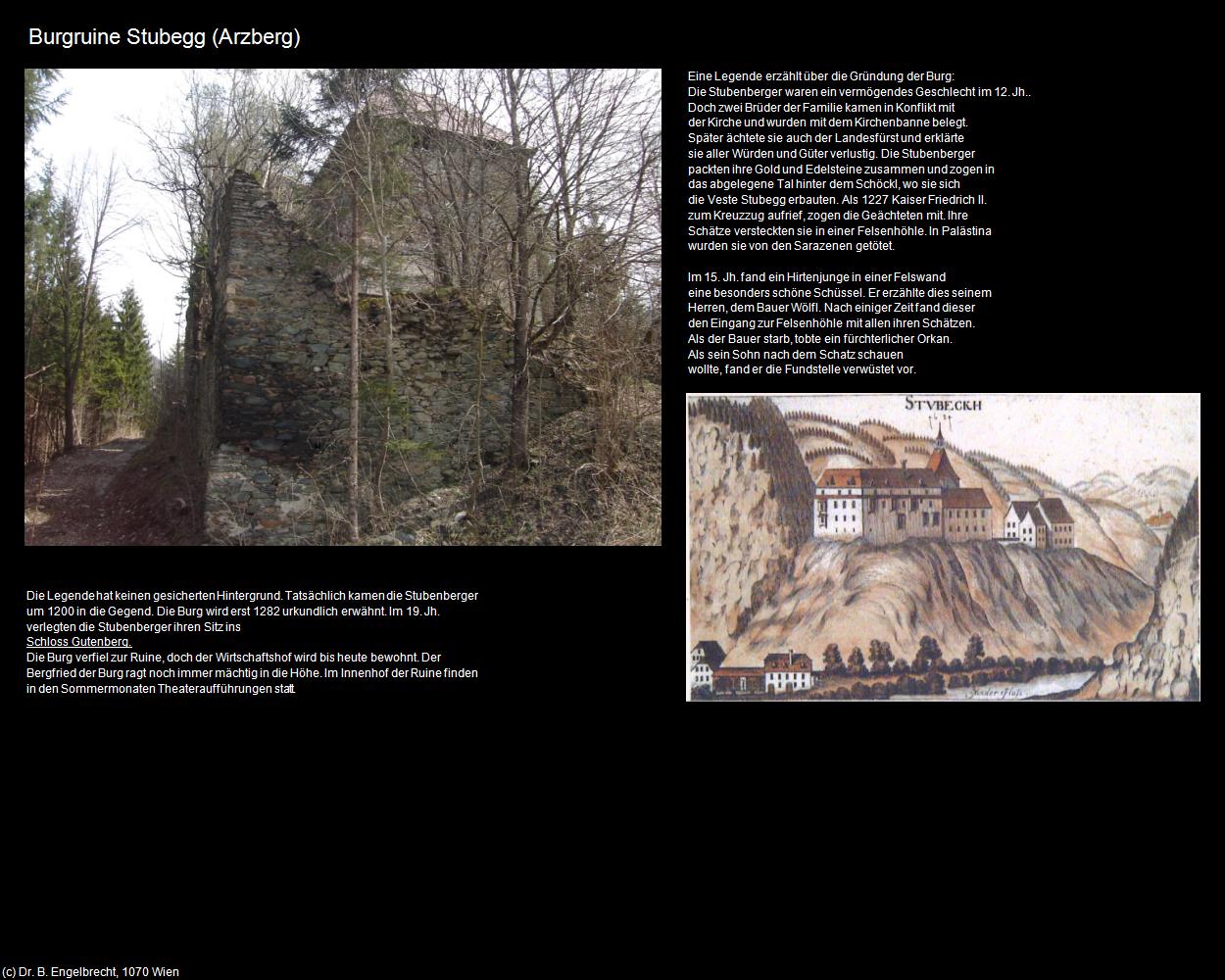 Burgruine Stubegg (Arzberg) in Kulturatlas-STEIERMARK(c)B.Engelbrecht
