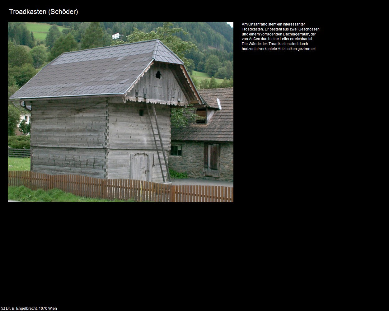 Troadkasten (Schöder) in Kulturatlas-STEIERMARK