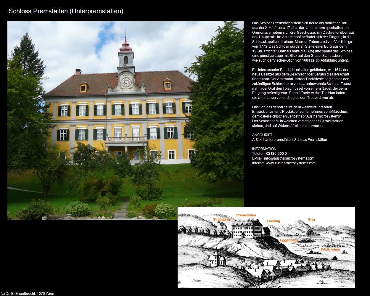 Schloss Premstätten (Unterpremstätten) in Kulturatlas-STEIERMARK