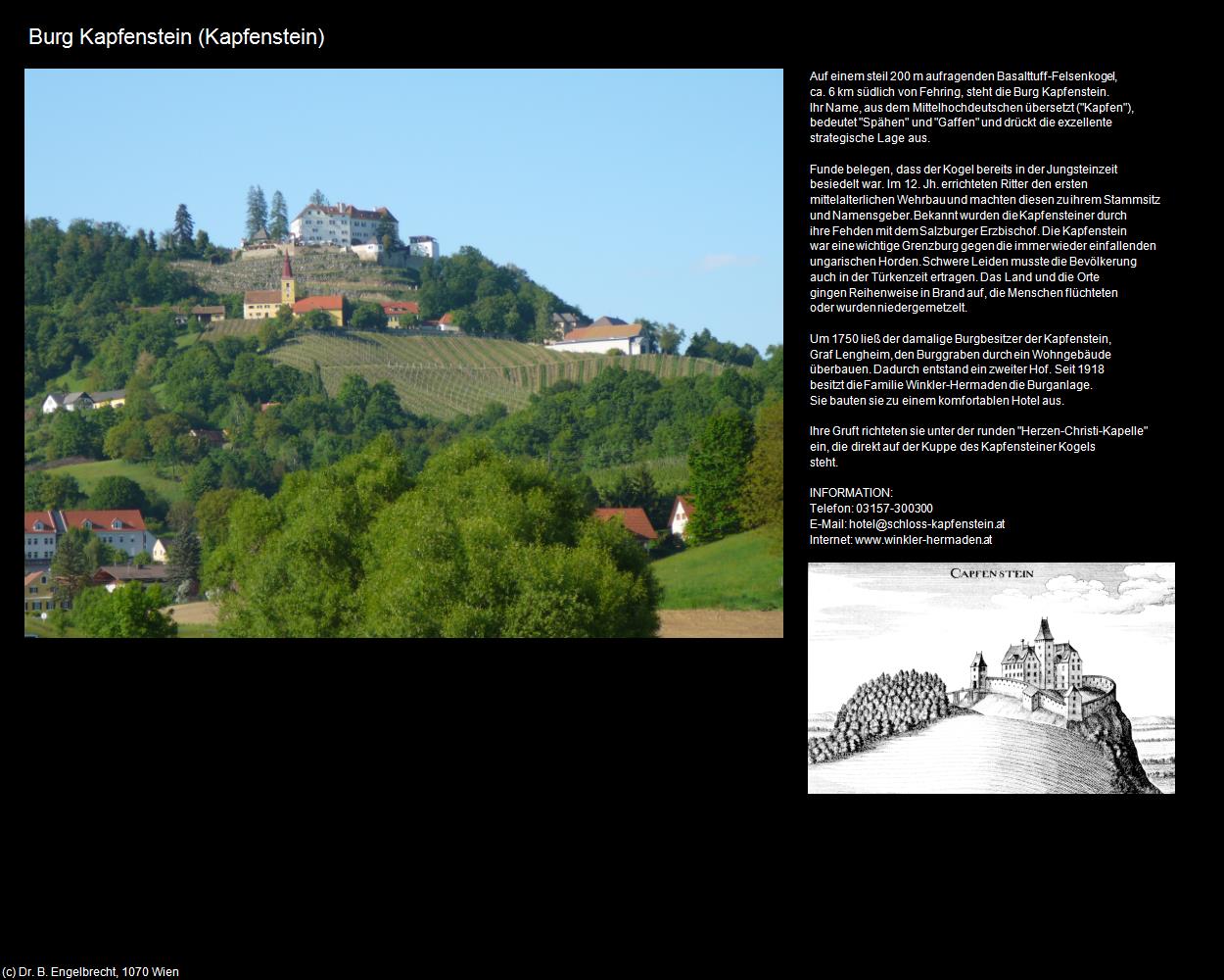 Burg Kapfenstein (Kapfenstein) in Kulturatlas-STEIERMARK